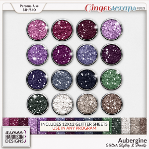 Aubergine Glitters by Aimee Harrison
