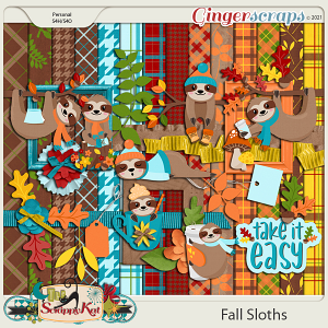 Fall Sloths by The Scrappy Kat