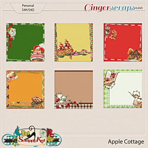 Apple Cottage Stacked Papers by The Scrappy Kat