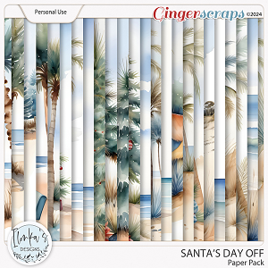 Santa's Day Off Paper Pack by Ilonka's Designs