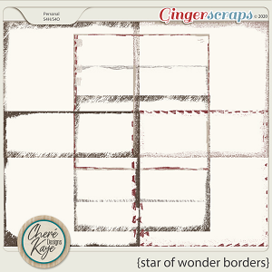 Star of Wonder Painted Borders by Chere Kaye Designs
