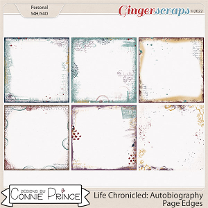 Life Chronicled: Autobiography - Page Edges by Connie Prince