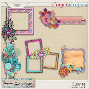 Sunrise Cluster Pack from Designs by Lisa Minor