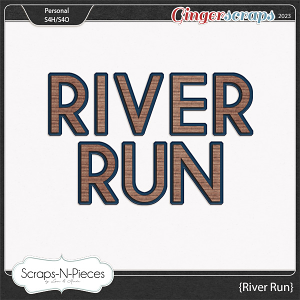River Run Alpha by Scraps N Pieces 