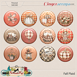 Fall Plaid Flairs by The Scrappy Kat