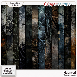 Haunted Creepy Papers by Aimee Harrison