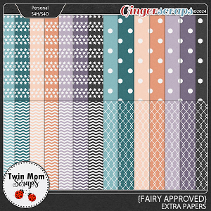 Fairy Approved - EXTRA PAPERS by Twin Mom Scraps