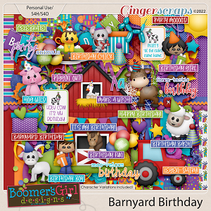 Barnyard Birthday by BoomersGirl Designs