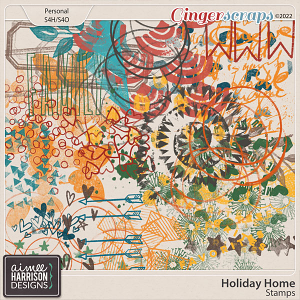 Holiday Home Stamps by Aimee Harrison