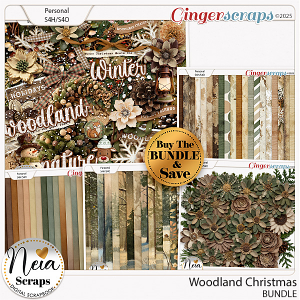 Woodland Christmas -  Bundle - by Neia Scraps