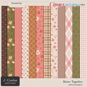 Better Together Patterned Papers by J. Conlon and Sons