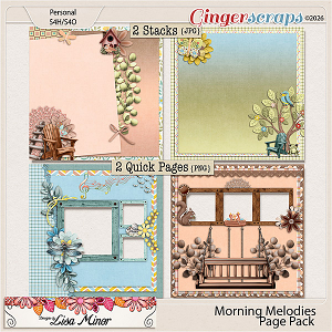 Morning Melodies Page Pack from Designs by Lisa Minor Morning Melodies Page Pack from Designs by Lisa Minor