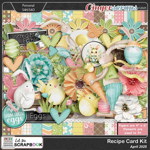 2025-04 Recipe Card Kit by Let Me Scrapbook