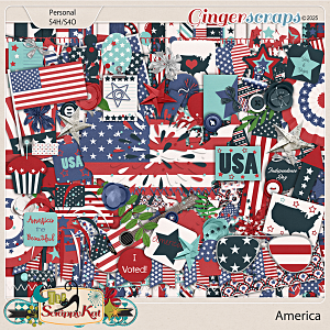 America Kit by The Scrappy Kat