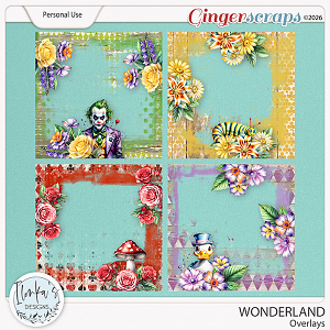 Wonderland Overlays by Ilonka's Designs