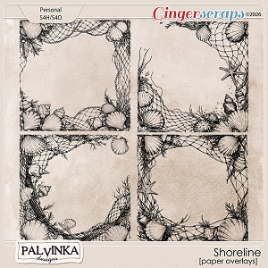 Shoreline Paper Overlays by Palvinka Designs