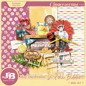 May Daydreams: In Full Bloom Mini Kit by JB Studio