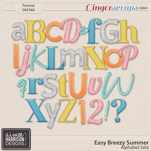 Easy Breezy Summer Alphabet Sets by Aimee Harrison