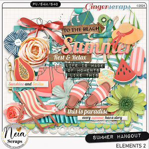 Summer Hangout - Elements 2 - by Neia Scraps