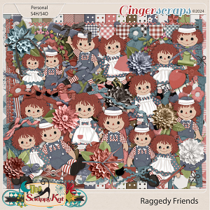 Raggedy Friends by The Scrappy Kat