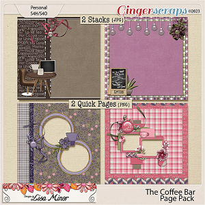 The Coffee Bar Page Pack from Designs by Lisa Minor