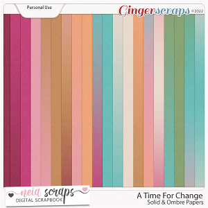 A Time For Change - Solid & Ombre Papers