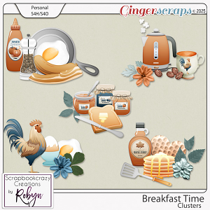 Breakfast Time Clusters by Scrapbookcrazy Creations