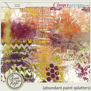 Abundant Paint Splatters by Chere Kaye Designs 