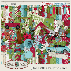 One Little Christmas Tree Bundle by Scraps N Pieces