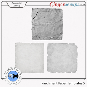 CU Parchment Paper Templates 5 by Wetfish Designs  
