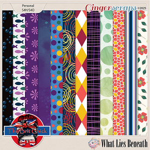 What Lies Beneath Patterned Papers By The Brit Chick