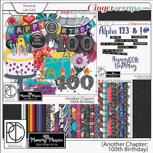 Another Chapter: 100th Birthday by Memory Mosaic & Polka Dot Chicks