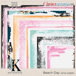 Beach Day Journal Cards Kit by Kelley Danielle Design