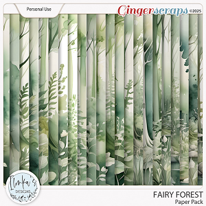 Fairy Forest Paper Pack by Ilonka's Designs