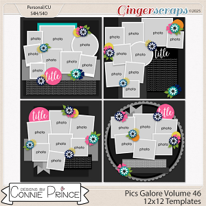 Pics Galore Volume 46 - 12x12 Temps (CU Ok) by Connie Prince