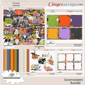 Gnomoween Bundle by Adrienne Skelton Designs