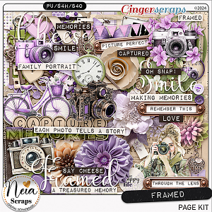 Framed - Page Kit - by Neia Scraps