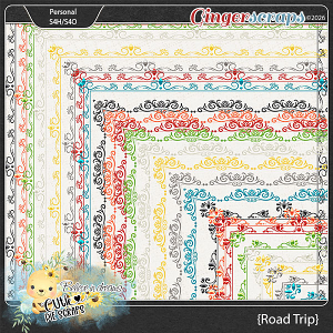 Road Trip Page Borders
