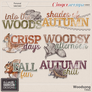 Woodsong Titles by Aimee Harrison