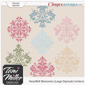 Heartfelt Memories Damask Centers by Tami Miller Designs
