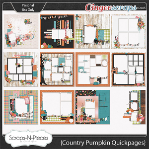 Country Pumpkin Quickpages by Scraps N Pieces