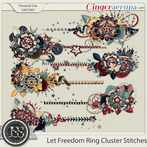 Let Freedom Ring Cluster Stitches