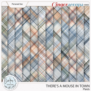 There's A Mouse In Town Plaids by Ilonka's Designs