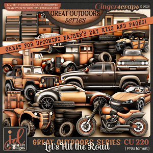 CU & PU 220 ~ Great Outdoors Series ~ Let's Hit the Road