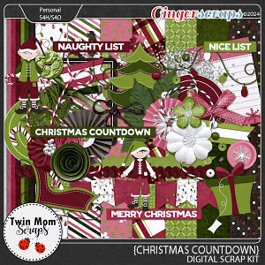 Christmas Countdown - KIT by Twin Mom Scraps