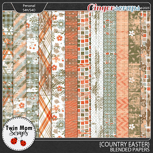 Country Easter - BLENDED PAPERS by Twin Mom Scraps