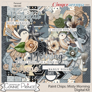 Paint Chips Misty Morning - Kit by Connie Prince