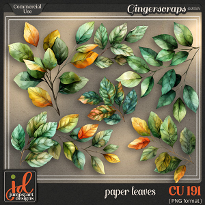 CU & PU 191 ~ Paper Leaves