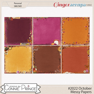 #2022 October - Messy Papers by Connie Prince