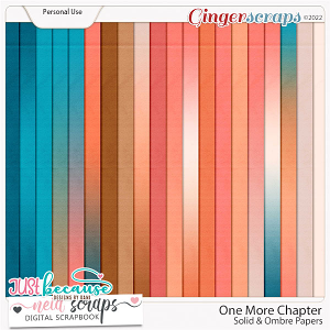 One More Chapter - Solid & Ombre Papers by Neia Scraps and JB Studio